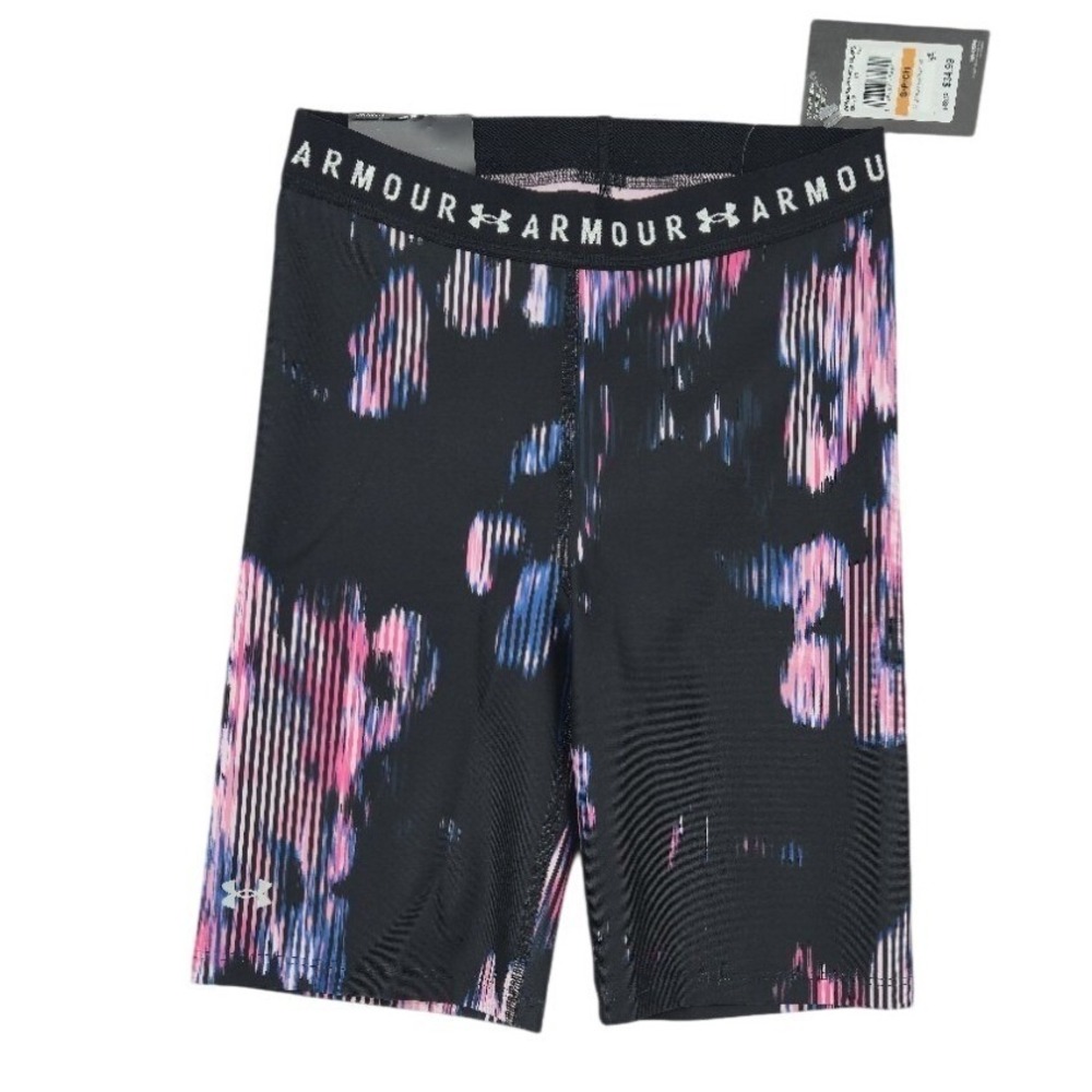 Under Armour NWT Women's Compression High-Rise Bike Shorts – Black Multi Small